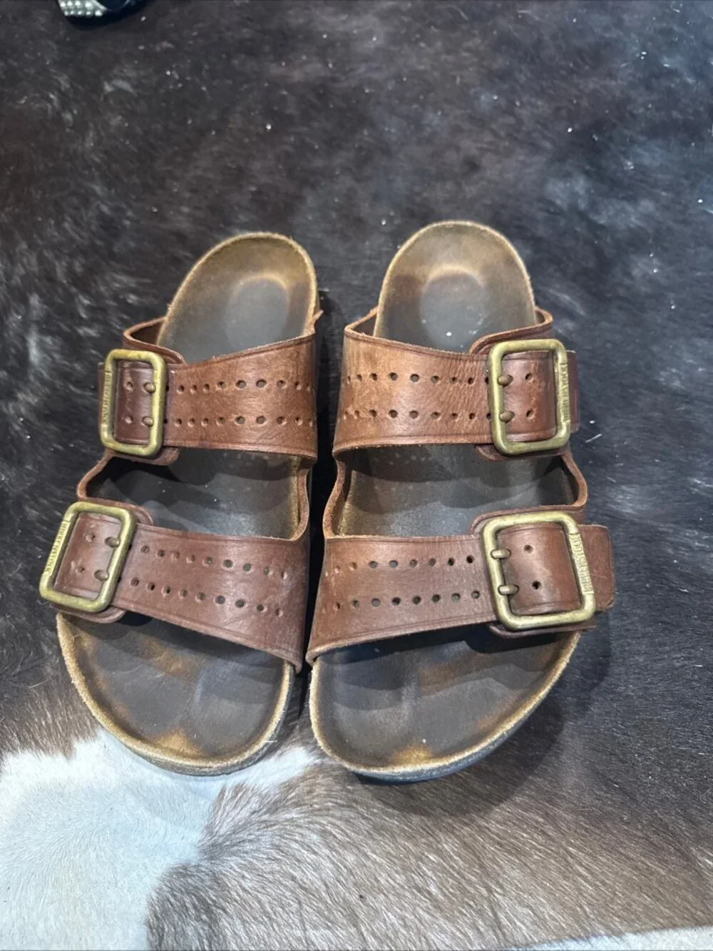 Birkenstock Arizona Bold Gap Roast Color Leather 11.5